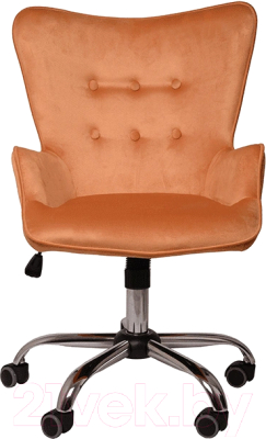 Кресло офисное King Style Belia GTP (велюр Seven 333 оранжевый/хром)