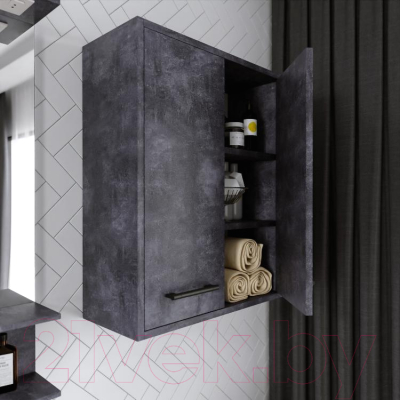 Шкаф для ванной Бриклаер Чили 62 (цемент)