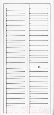 Дверь межкомнатная РСП Жалюзийная 80.3x200.5 (белый)