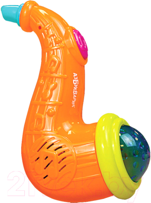 Музыкальная игрушка Азбукварик Саксофончик / 2182 (оранжевый)