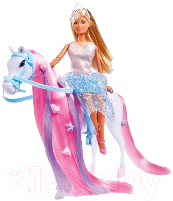 Кукла с аксессуарами Simba Штеффи с волшебной лошадкой / 5733519