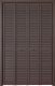 Дверь межкомнатная РСП Жалюзийная 100.8x200.5 (венге) - 