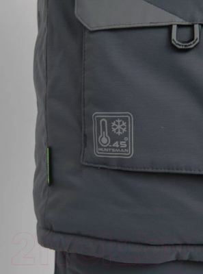 Изображение товара Костюм для охоты и рыбалки Huntsman Yukon Ice Breathable / 11350 (48-50/170-176, серый/черный)