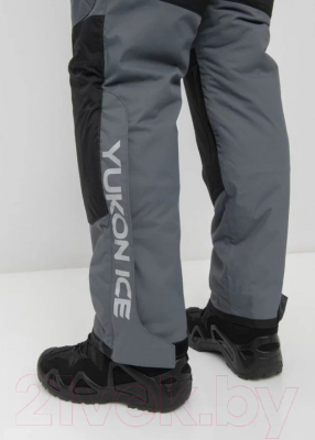 Изображение товара Костюм для охоты и рыбалки Huntsman Yukon Ice Breathable / 11350 (48-50/170-176, серый/черный)