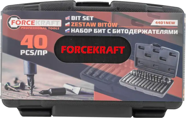 Набор бит ForceKraft FK-4401NEW (56480)