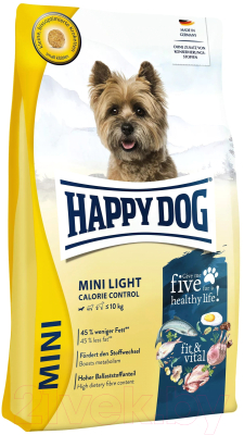 Сухой корм для собак Happy Dog Mini Light Fit & Vital / 61206 (4кг)