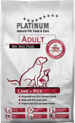 Сухой корм для собак Mypets Platinum Adult с ягненком и рисом / 3013-15 (1.5кг)