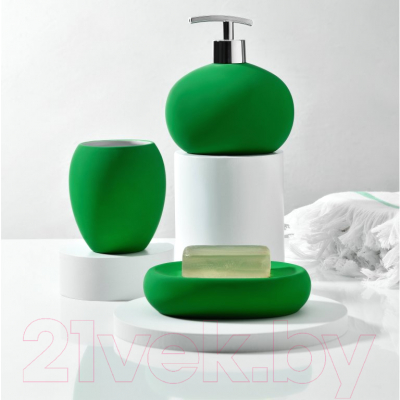 Набор аксессуаров для ванной United Colors of Benetton Rainbow BE-0671-GR (зеленый)