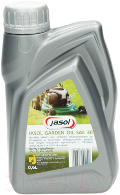 Моторное масло Jasol Garden Oil SAE 30 / GARDEN3006 (600мл)
