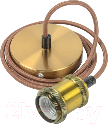 Электропатрон IEK EPA12-04-02-K22 (золото)