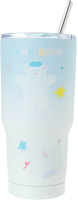 Многоразовый стакан Miniso HoHo Bear Summer Sparkling Ice Series / 5555 - 