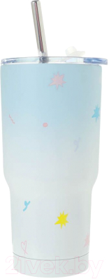 Многоразовый стакан Miniso HoHo Bear Summer Sparkling Ice Series / 5555