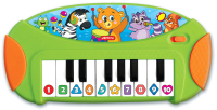 Музыкальная игрушка Азбукварик Пианино. Любимые песенки / 3119 (зеленый) - 