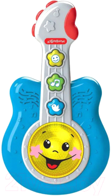 Музыкальная игрушка Азбукварик Гитара / 2802 (синий)