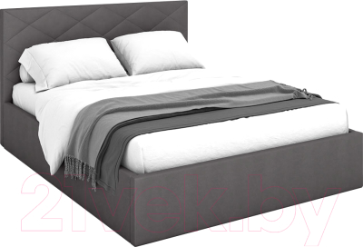 Полуторная кровать Rivalli Аликанте 140x200 (Newton Antracite)
