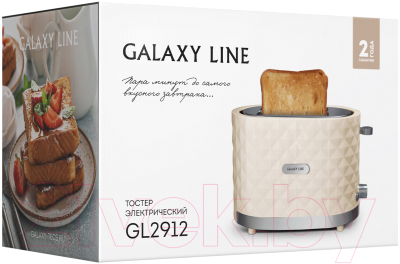 Тостер Galaxy GL 2912 (бежевый)