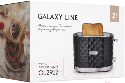 Тостер Galaxy GL 2912 (черный)