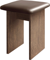 Табурет Артём-Мебель Мэри СН 122.14 с мягким элементом (дуб экспрессив бронзовый/коричневый) - 