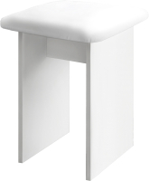 Табурет Артём-Мебель Мэри СН 122.14 с мягким элементом (белый/белый) - 