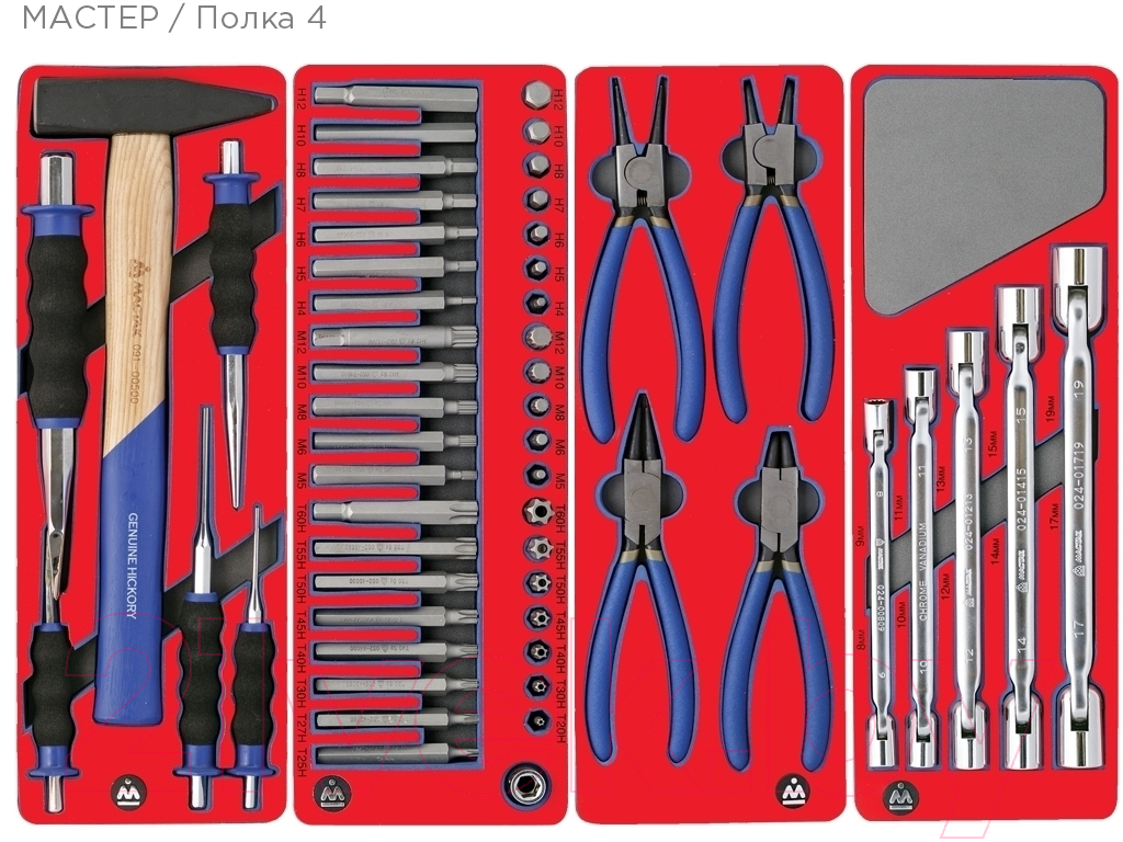 Универсальный набор инструментов Мастак Мастер 52-06205R