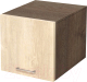 Антресоль Артём-Мебель СН 124.11 (дуб экспрессив бронзовый/дуб экспрессив песочный) - 