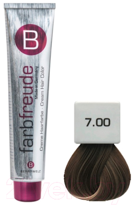 Крем-краска для волос Berrywell 7.00 / F10702 (61мл, средний русый интенсивный натуральный)