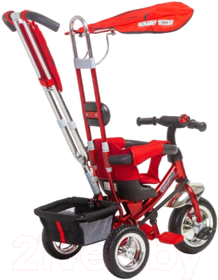 Трехколесный велосипед с ручкой No Brand Лексус трайк / СН910 (красный)