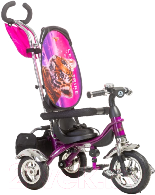 Трехколесный велосипед с ручкой No Brand Лексус трайк / 591 (фиолетовый)