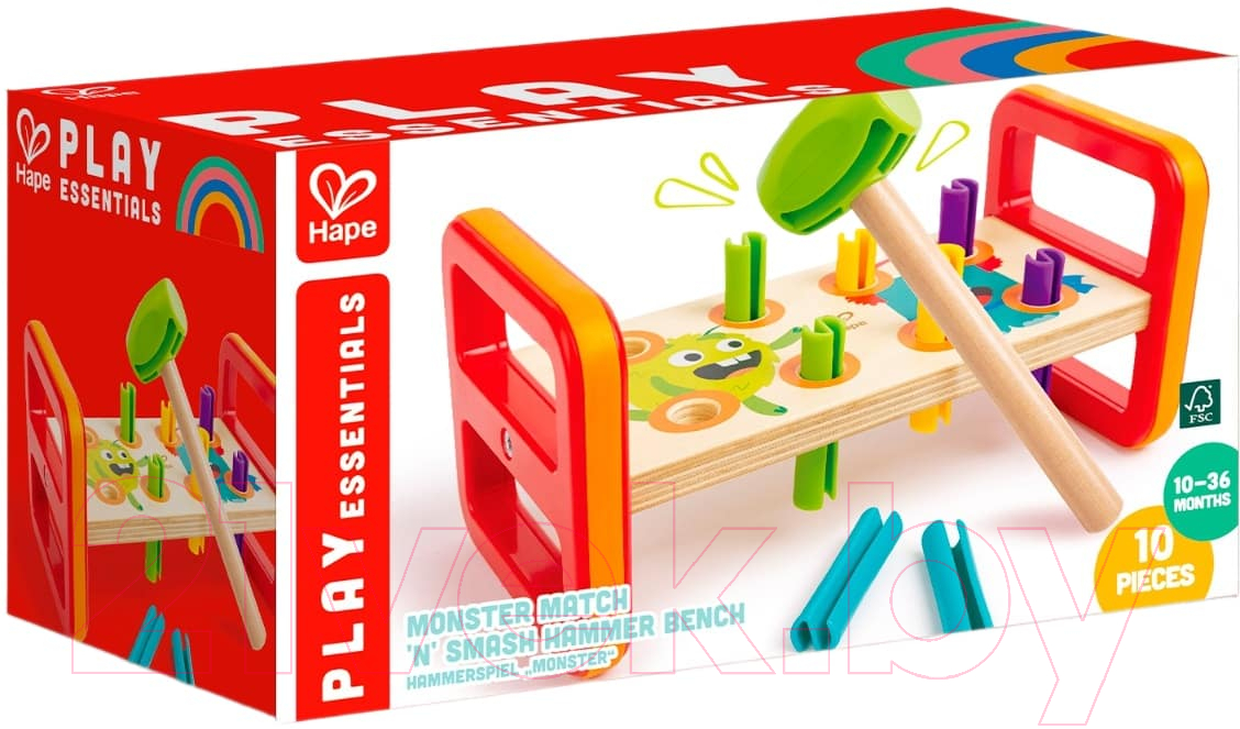 Развивающий игровой набор Hape Веселые монстрики / E0492_HP