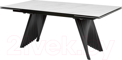 Обеденный стол M-City Ivar 200 Marbles KL-99 / 626M05303 (белый мрамор/керамика)