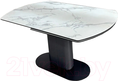 Обеденный стол M-City Kai 140 KL-117 / 626M05302 (темно-серый/черный)