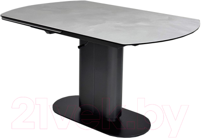 Обеденный стол M-City Kai 140 TL-108 / 626M05300 (темно-серый/черный)