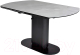Обеденный стол M-City Kai 140 TL-108 / 626M05300 (темно-серый/черный) - 