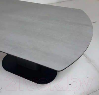 Обеденный стол M-City Kai 140 TL-58 / 626M05299 (темно-серый/черный)