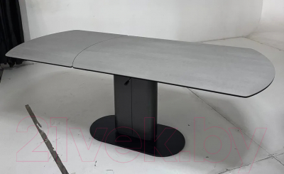Обеденный стол M-City Kai 140 TL-58 / 626M05299 (темно-серый/черный)