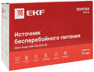 ИБП EKF E-Power Proxima SSW200 2000ВА / SSW-2200