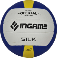 Мяч волейбольный Ingame Silk ING-225 (белый/синий/желтый) - 