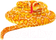 Миниатюра изображения товара Мягкая игрушка Exoprima Питон-3 / 2303506002-220/yellow-orange
