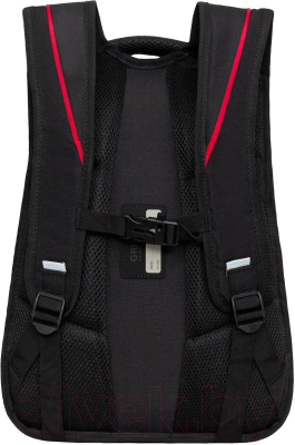Рюкзак Grizzly RU-438-1 (черный/красный)