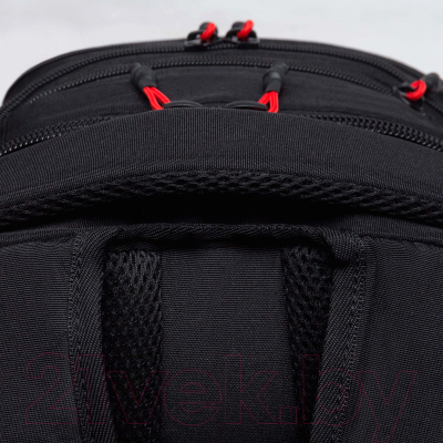 Рюкзак Grizzly RU-438-1 (черный/красный)