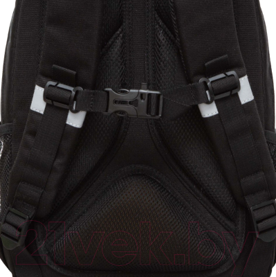 Школьный рюкзак Grizzly RG-460-2 (черный/серебристый)