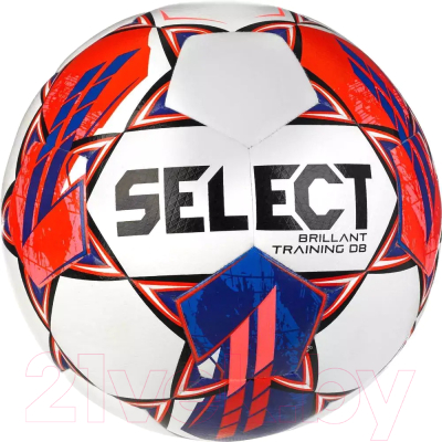 Футбольный мяч Select Brillant Training DB V23 (размер 5, белый/красный)