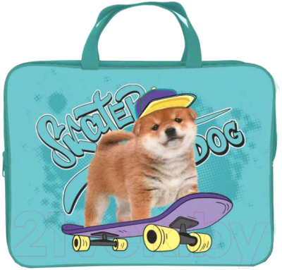 Папка-портфель Оникс Skater Dog / ПМД 4-20
