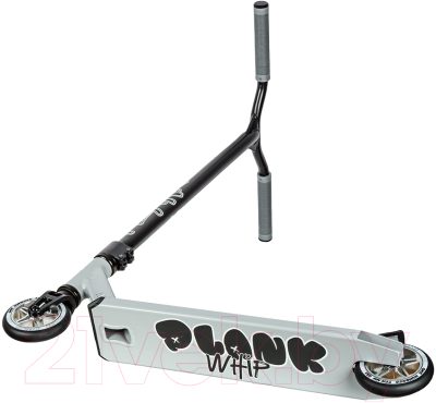 Самокат трюковый Plank Whip P21-WHIP-110BKGY (черный/серый)