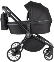 Детская универсальная коляска Farfello Baby Shell 2023 3 в 1 / BBS-001 (черный) - 