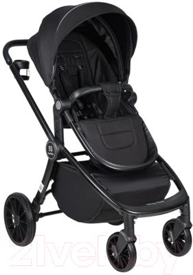 Детская универсальная коляска Farfello Baby Shell 2023 3 в 1 / BBS-001 (черный)