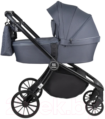 Детская универсальная коляска Farfello Baby Shell 2023 3 в 1 / BBS-004 (серый)