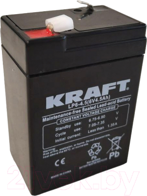 Батарея для ИБП KrafT 6V-4.5Ah / LP6-4.5