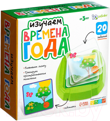 Развивающий игровой набор Zabiaka IQ Изучаем времена года / 9099717