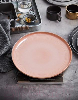 Набор тарелок Arya Stoneware / 8680943229984 (4шт, розовый)